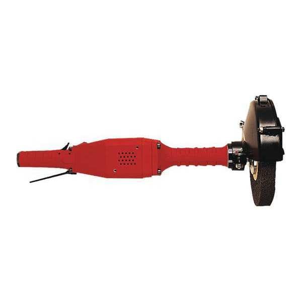 Straight Angle Grinder, 1/2 in Air Inlet, Heavy Duty, 4,500 rpm, 3.2 hp