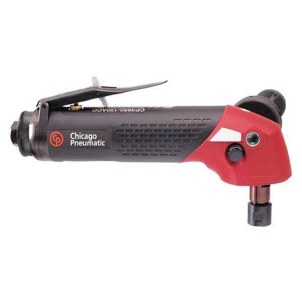 Angle Air Die Grinder, 3/8 in Air Inlet, 1/4