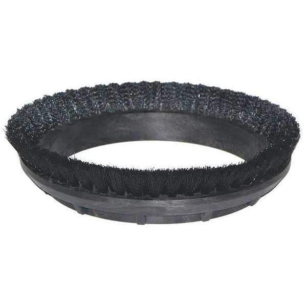 Scrubbing Rotary Brush, Black, 12 in.