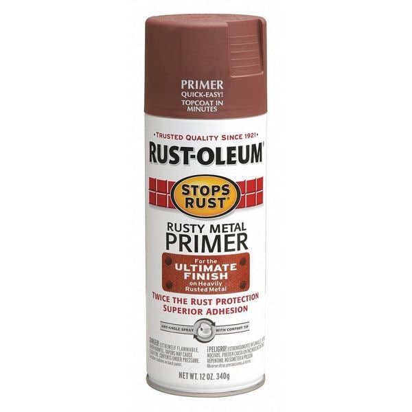 Spray Paint, Rusty Metal, Primer, 12 oz