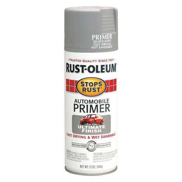 Spray Paint, Light Gray, Primer, 12 oz