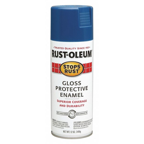 Spray Paint, Royal Blue, Gloss, 12 oz