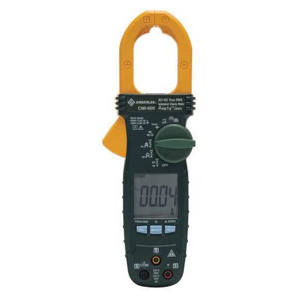 Clamp Meter, LCD, 600 A