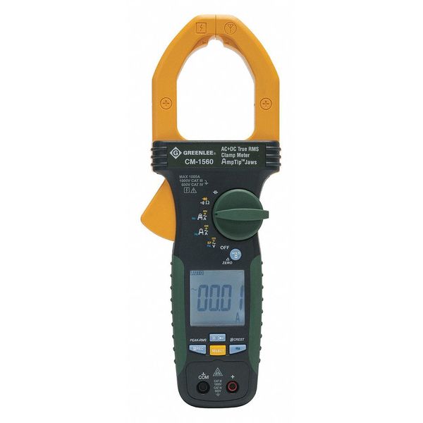 Clamp Meter, LCD, 1,000 A