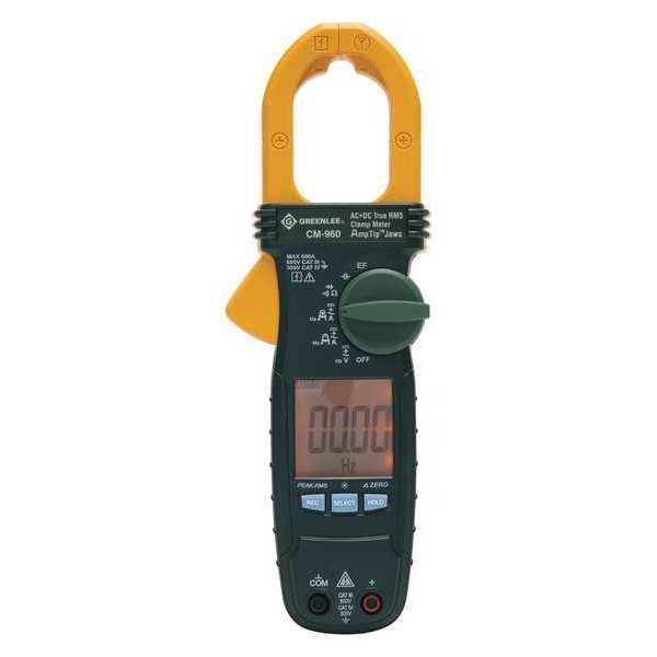 Clamp Meter, LCD, 600 A