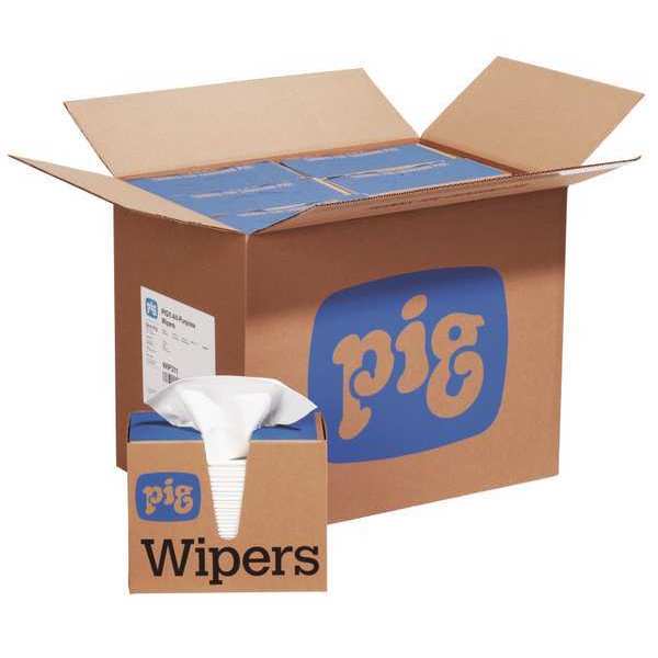 All Purpose Wipes, White, Pop-Up Box, Cellulose with Adhesive Binder, 900 Wipes, 9.5 in x 16 in
