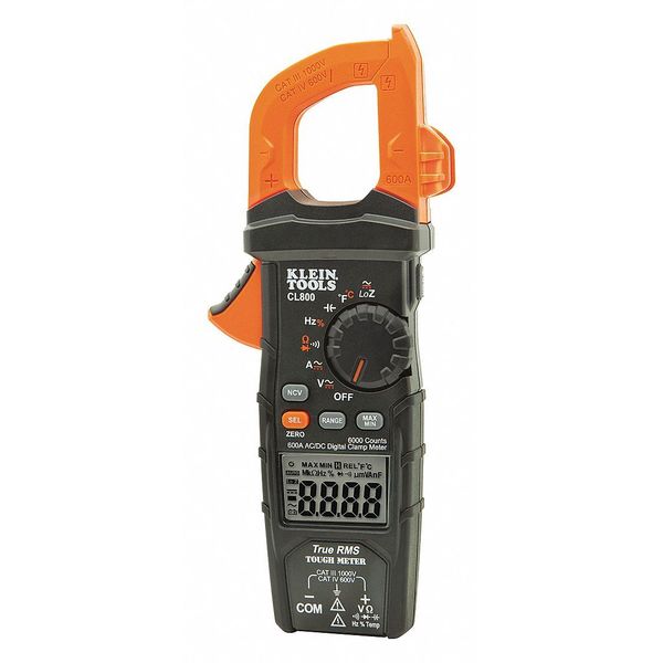 Digital Clamp Meter, AC Auto-Range TRMS, Low Impedance (LoZ), Auto Off
