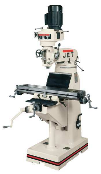 Step Pulley Mill Mchn, 1-1/2HP, 115/230V