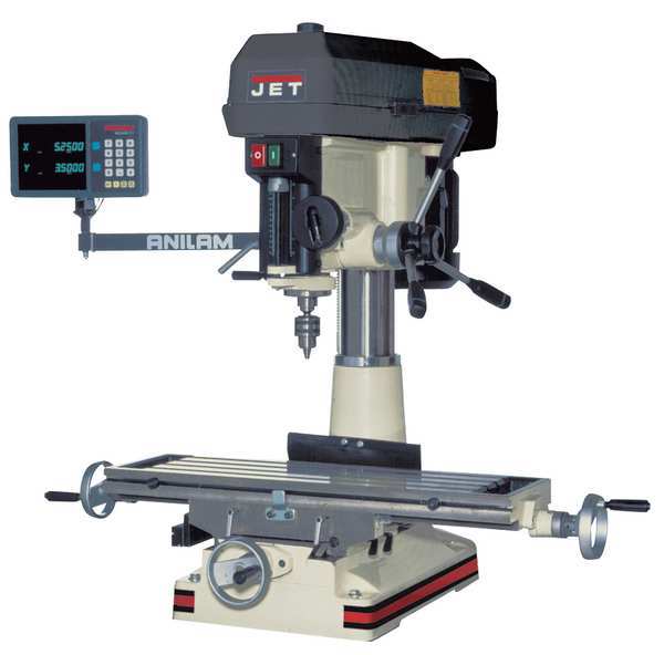 Mill/Drill Machine, 115/230V, 60 Hz