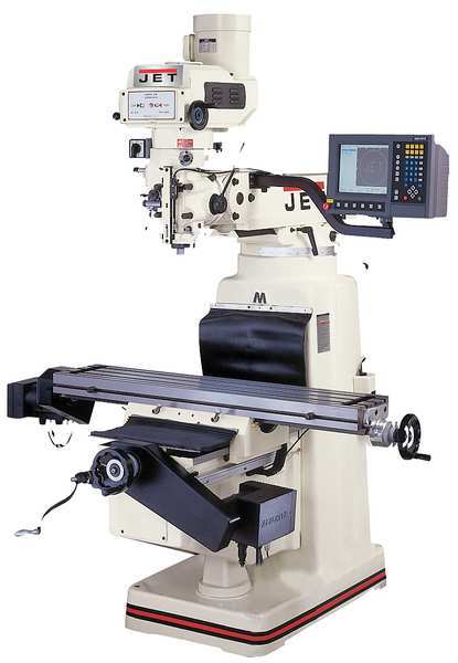 Vertical Mill Machine, 3Ph, 3HP, 230/460V