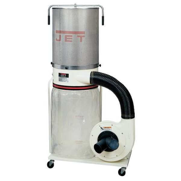 Dust Collector, 1,100 CFM Max Flow, 1 1/2 hp, 1 Phase