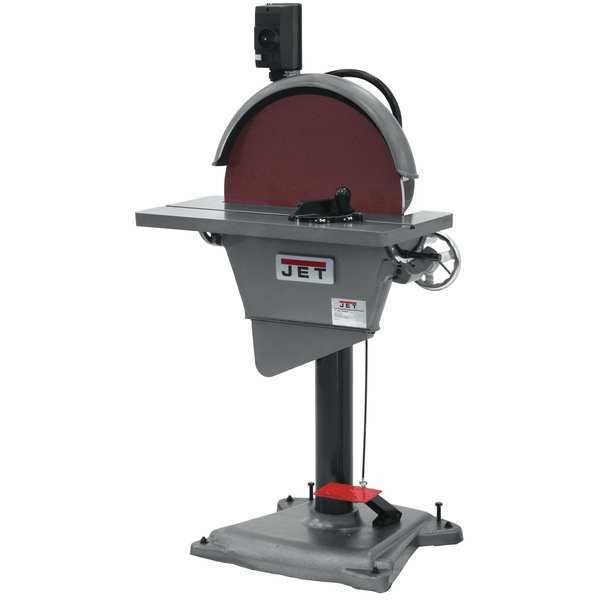 Disc Sander, 3 hp, 20 in Disc Dia, 1725 RPM Disc Speed, Corded, 460 V