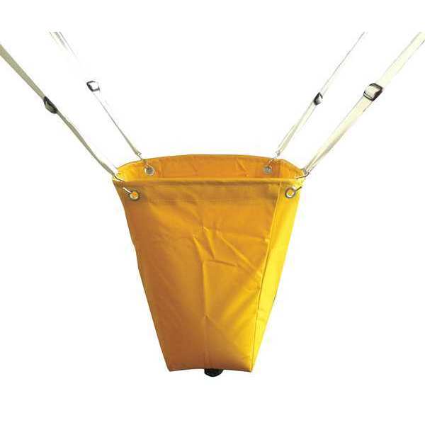 Roof Leak Diverter, 18x18 In., Yellow