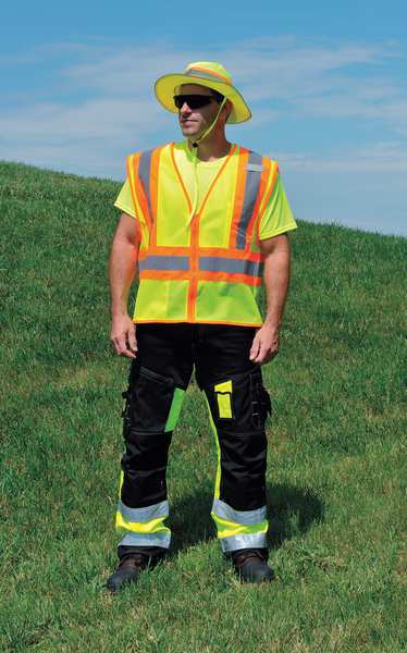 XL Class 2 High Visibility Vest, Lime