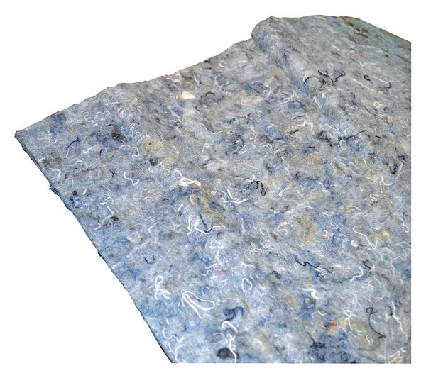 Sorbents, 38 gal/pk, 97 oz/pad, Universal Absorbed, Blue, Gray, Cotton, Polyester, 50 PK