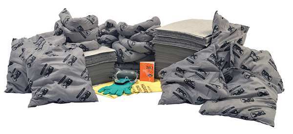 Spill Kit Refill, Universal, Gray