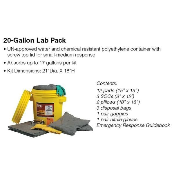 Spill Kit, Universal, Yellow