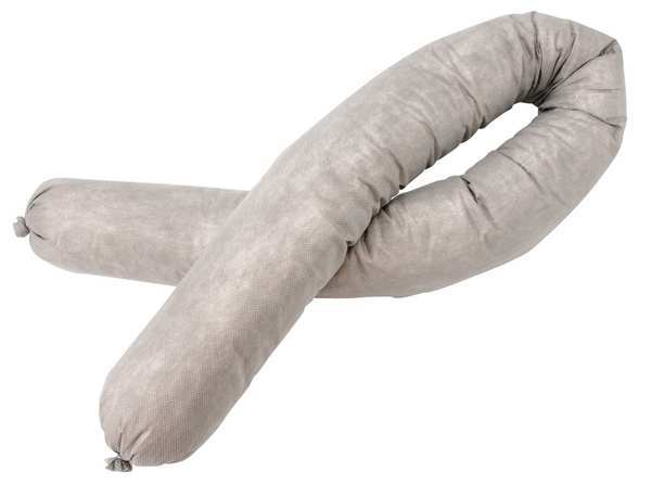 Sorbents, 81 gal/pk; 2.025 gal/sock, Universal Absorbed, White, Polypropylene, 40 PK