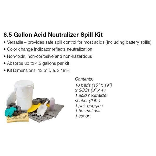 Spill Kit, Chem/Hazmat, White