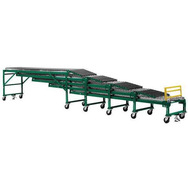 Telescope Conveyor, 50 ft. L, 31-1/4 In W