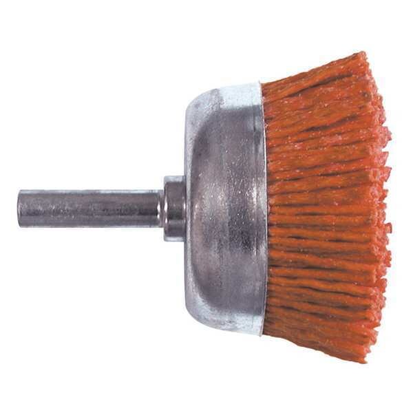 Cup Brush, Coarse Nylon, 80 Grit, 3 in.