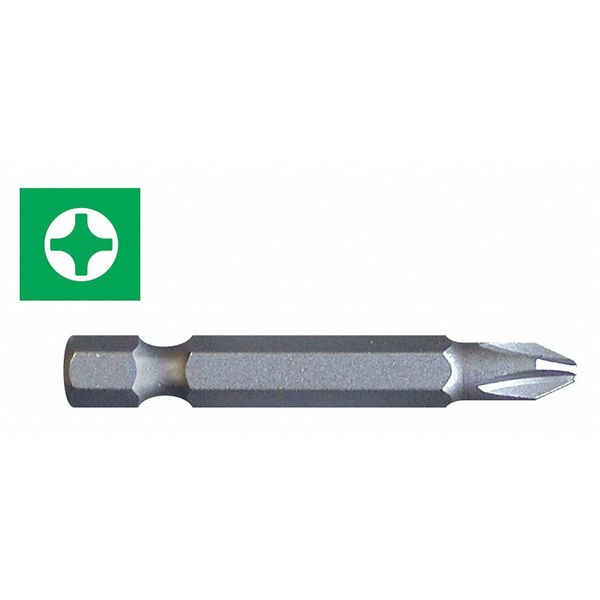 Phillips Power Screwdriving Bit, 3, 2in.