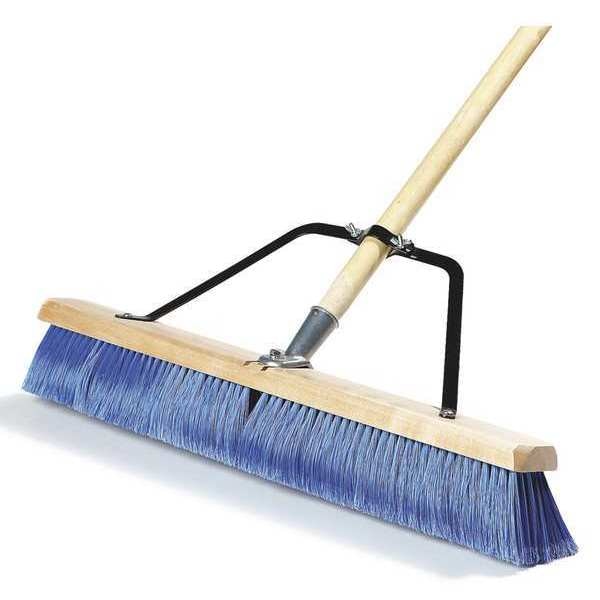 Fine Sweep Flaggd Plstc Bristle, 24in, PK4