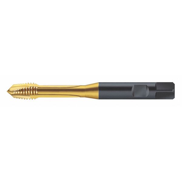Spiral Point Tap, M16-1.5, Taper, Metric Fine, 4 Flutes, TiN