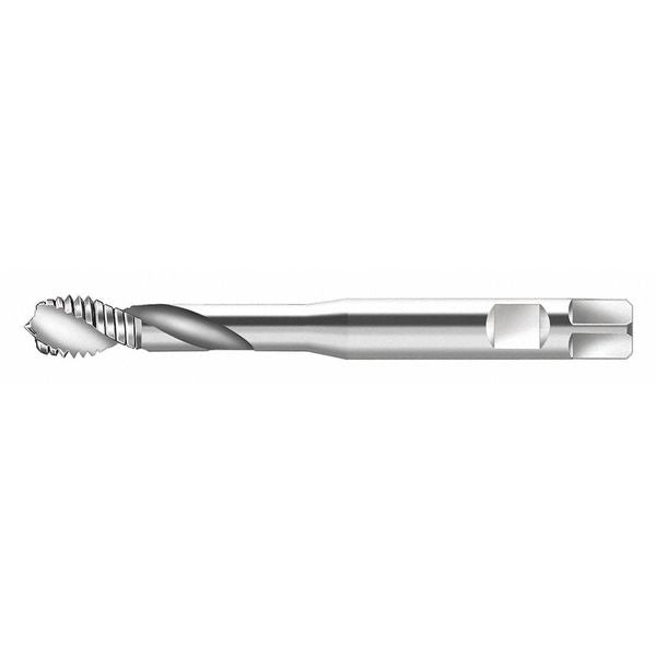 Spiral Flute Tap, M8-1.25, Plug, 2 Flutes, Metric Coarse