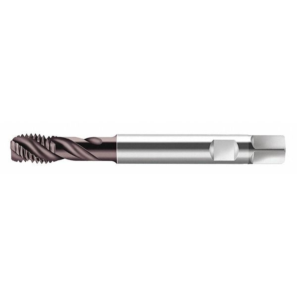 Spiral Flute Tap, M20-2.50, Plug, 4 Flutes, Metric Coarse