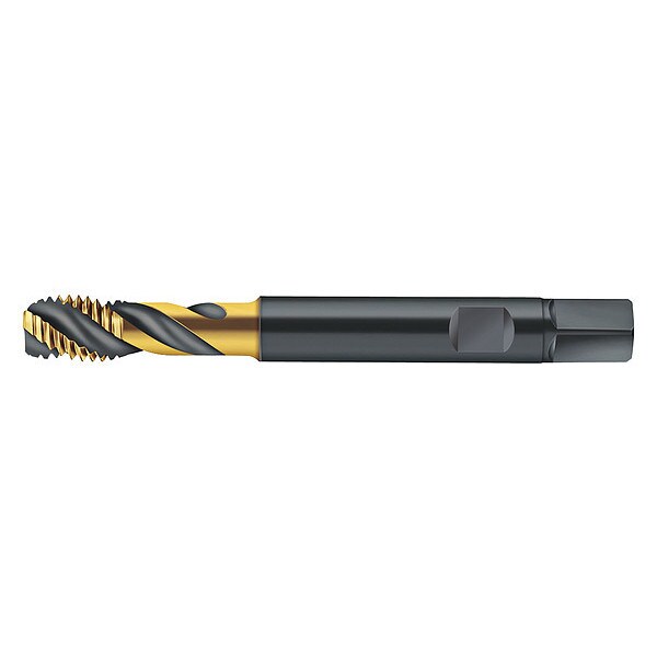 Spiral Flute Tap, M14-2.00, Plug, Metric Coarse, 3 Flutes