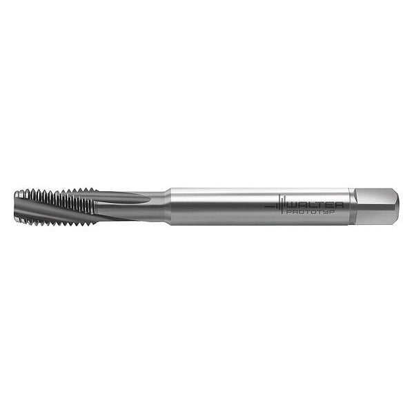 Spiral Flute Tap, M8-1.25, Plug, Metric Coarse, 3 Flutes, TiCN