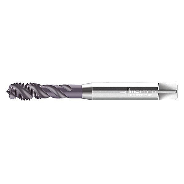 Spiral Flute Tap, M2.3-0.40, Plug, Metric Coarse, 3 Flutes