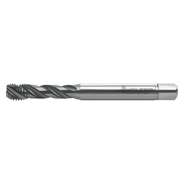 Spiral Flute Tap, M2-0.40, Plug, Metric Coarse, 3 Flutes, TiAlN