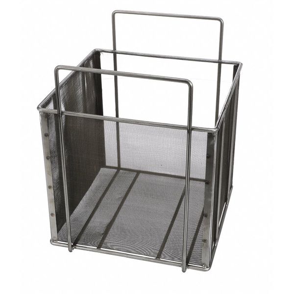 Natural Rectangular Parts Washing Basket, Steel