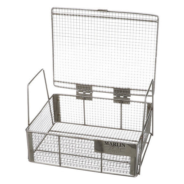 Silver Rectangular Parts Washing Basket, Stainless Steel