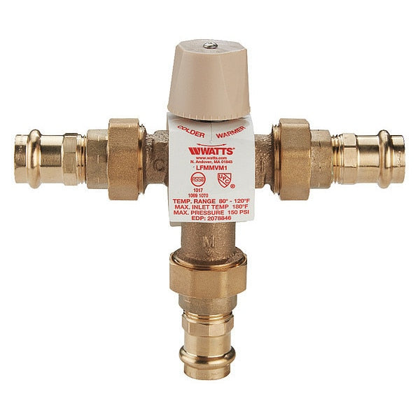 Mixing Valve, 0.5 to 12 gpm, 3/4
