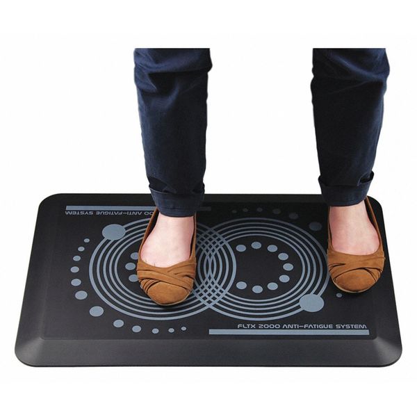 Antifatigue Mat, Black, 24