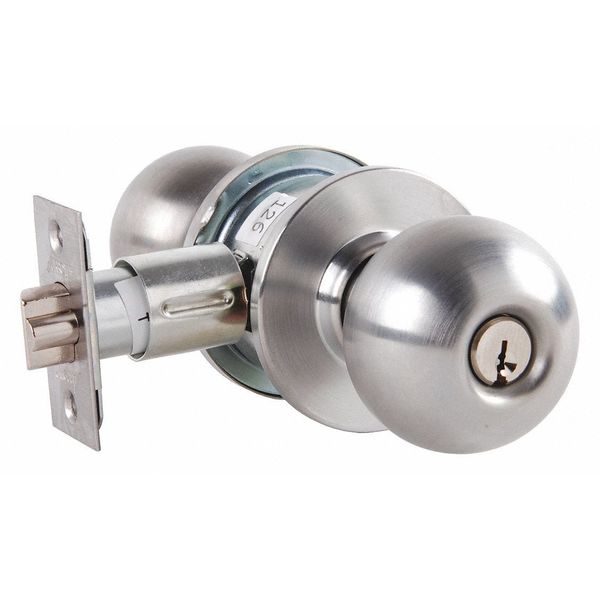 Knob Lockset, Mechanical, Entrance/Office