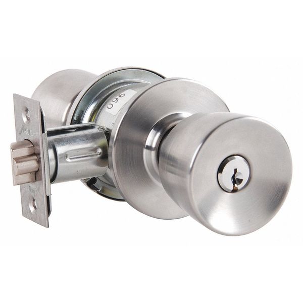 Knob Lockset, Mechanical, Entrance/Office