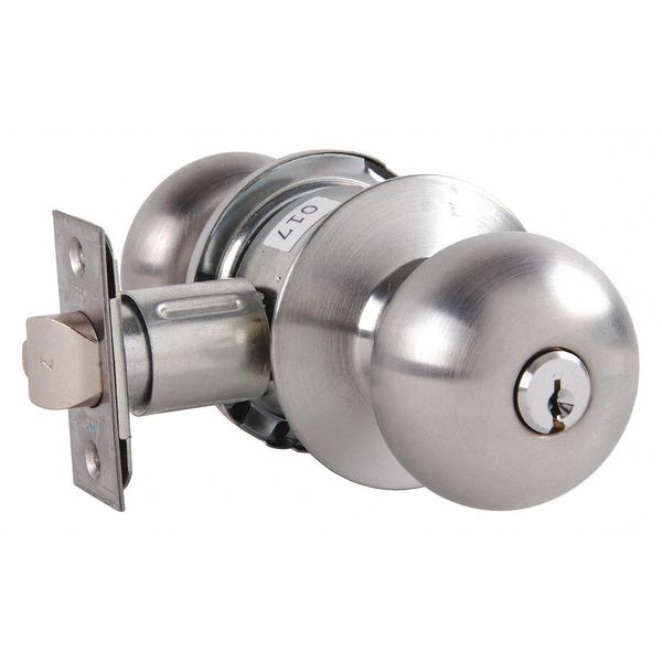 Knob Lockset, Mechanical, Entrance/Office