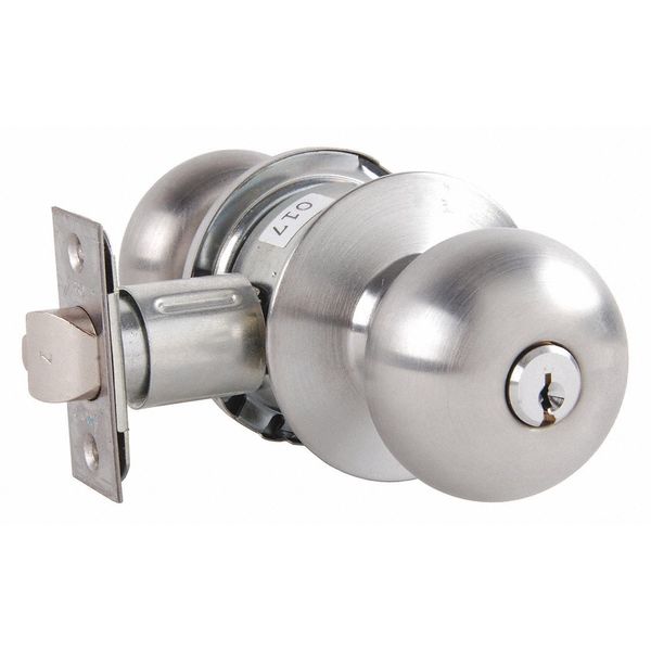 Knob Lockset, Mechanical, Entrance/Office