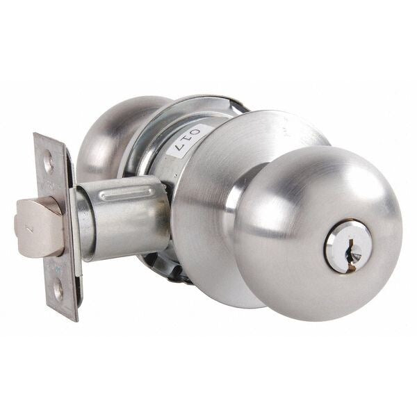 Knob Lockset, Mechanical, Storeroom