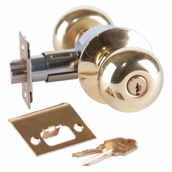Knob Lockset, Mechanical, Storeroom
