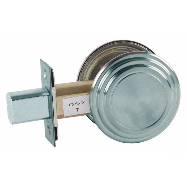 Deadbolt Less Cylinder, Satin Nickel