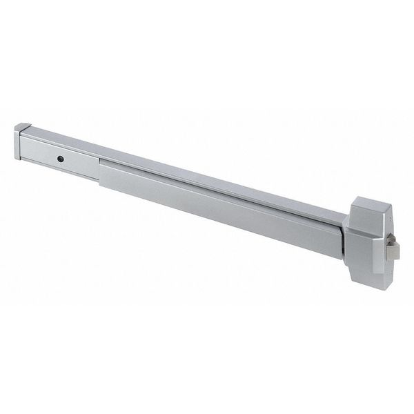Rim Exit Device, Satin SS, Passage Lockset