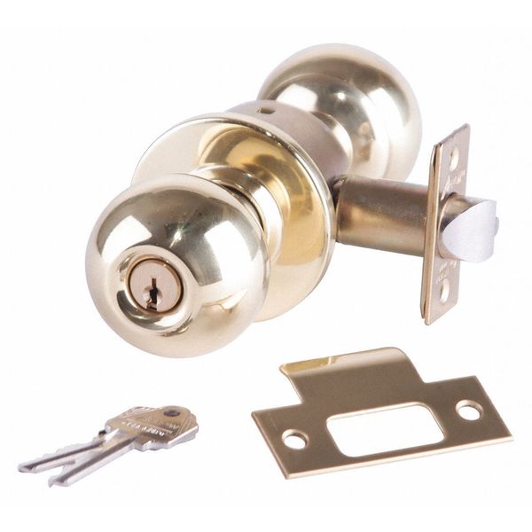 Knob Lockset, Mechanical, Storeroom