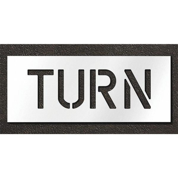 Pavement Stencil, Turn, STL-108-70619