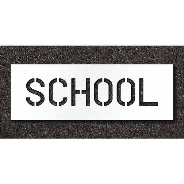 Pavement Stencil, School, STL-108-70623
