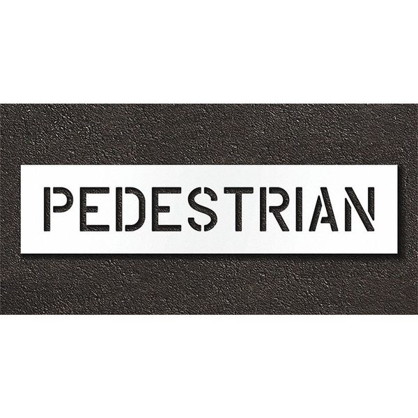 Pavement Stencil, Pedestrian, STL-108-70625